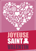 Coeur tendre en plein hiver chaleureux